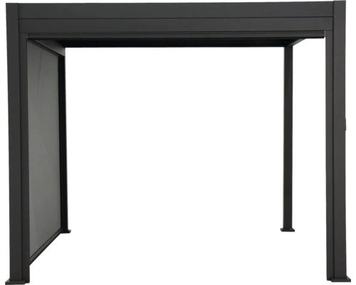 Freistehende Terrassenüberdachung mit Seitenteil für den Garten