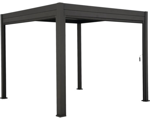 Metallpavillon mit Lamellendach für den Garten