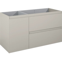 Waschtischunterschrank mit zwei Schubladen und einer Tür