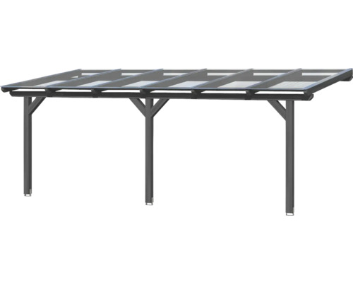 Terrassenüberdachung mit transparentem Dach