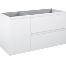 Waschbeckenunterschrank mit zwei Schubladen und offenem Fach