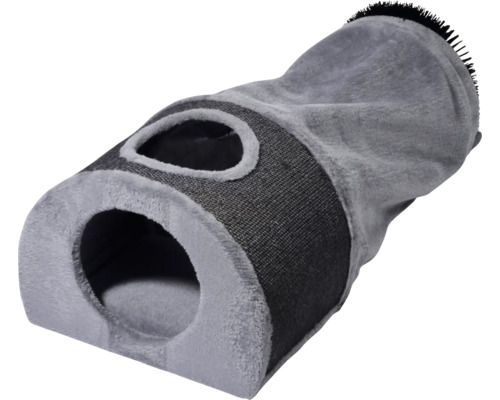 Grauer Katzentunnel mit mehreren Öffnungen