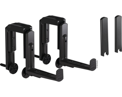 Balkonkastenhalter WALL Lechuza Kunststoff schwarz Lechuza Halterung für Pflanzgefäße