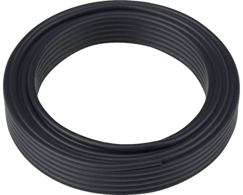 Schlauchaufroller mit schwarzem Kunststoffschlauch