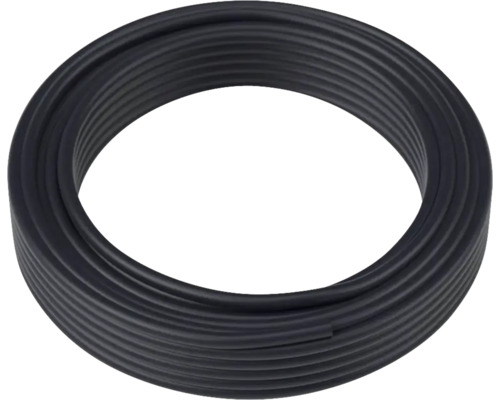 Schwarzes PVC-Kabel aufgewickelt