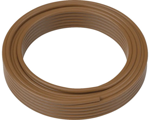 Braune Kabeltrommel für Sanitär- und Heizungsinstallationen