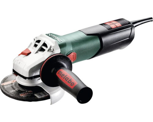 Metabo Winkelschleifer mit Schleifscheibe und Zusatzhandgriff