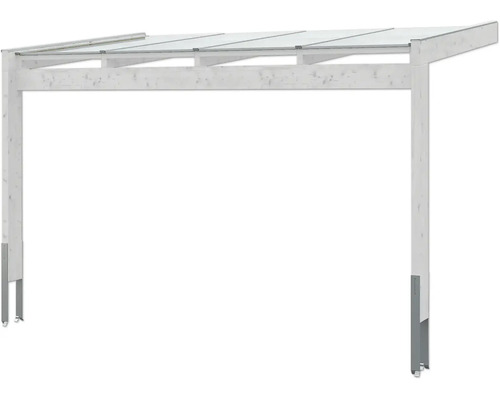 Holzcarport mit Glasdach