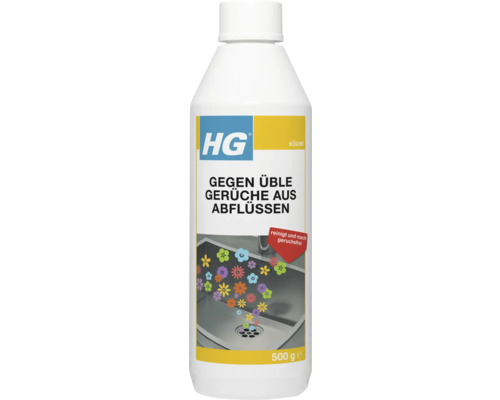 HG Küchen Abflussreiniger gegen üble Gerüche, 500 g