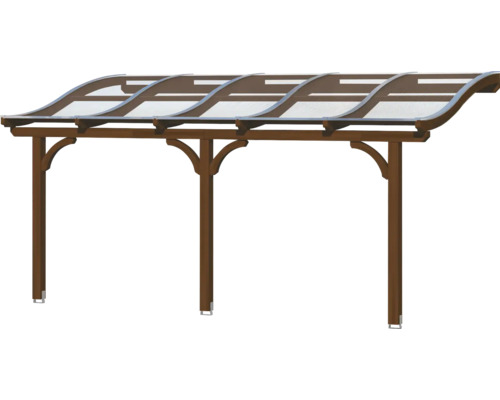 Holz Carport mit Polycarbonat Dach