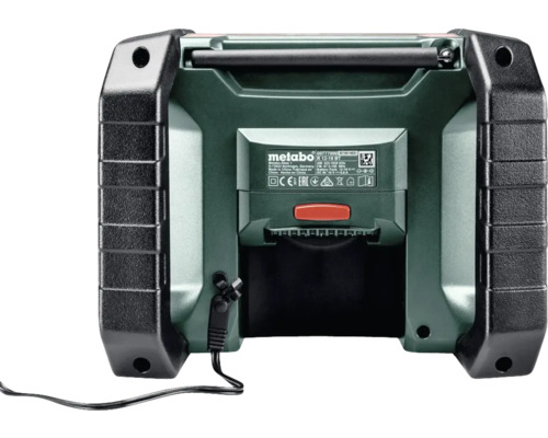 Metabo Baustellenradio R 12-18 BT, Rückansicht