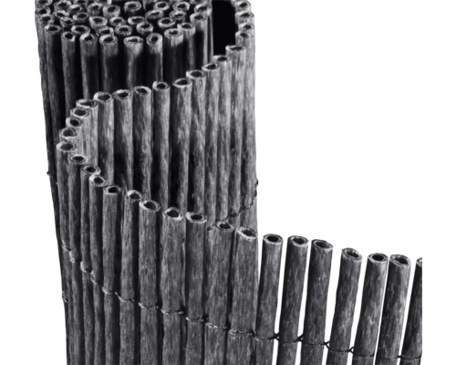 Sichtschutzmatte Konsta Premium Plus 300 x 90 cm anthrazit Bambusmatte als Sichtschutz