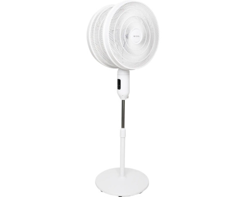 Standventilator mit zwei Rotoren für eine effektive Luftzirkulation
