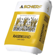 Sack Rasensand mit Quarzsand, Körnung 0,06 bis 2 Millimeter, 25 Kilogramm