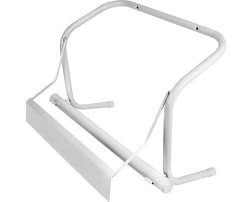 Halter Starke für Putzpapierrolle, für Rollen bis 40 cm, glänzend Papierrollenhalter mit Abreisskante