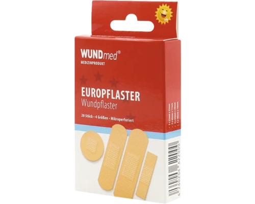 WUNDmed Europflaster, 20-tlg.