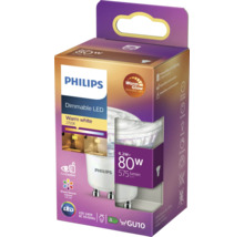 Philips LED Leuchtmittel GU10 dimmbar in Verpackung