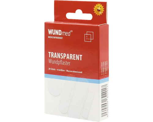 WUNDmed Wundpflaster, transparent, 20-tlg.