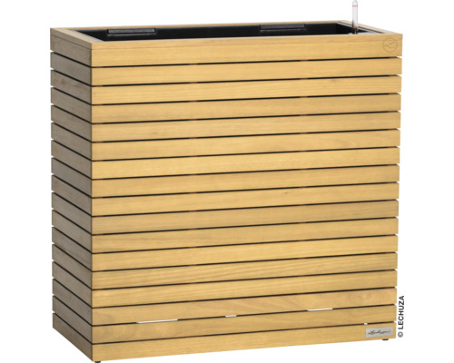 Holzpflanzgefäß mit Bewässerungssystem