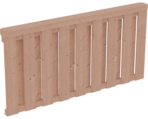 Brüstung Deckelschalung SKAN HOLZ 170 x 84 cm, Douglasie, natur Holzzaun-Element für den Garten