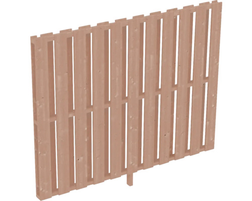 Seitenwand Deckelschalung SKAN HOLZ 205 x 160 cm, Douglasie, natur Holzzaun Element zur Grundstückseingrenzung