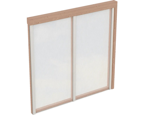 Lichtplatte mit Holzrahmen