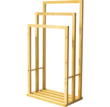 Bambus Handtuchhalter mit drei Stangen