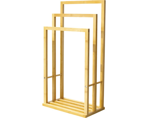 Bambus Handtuchhalter mit drei Stangen