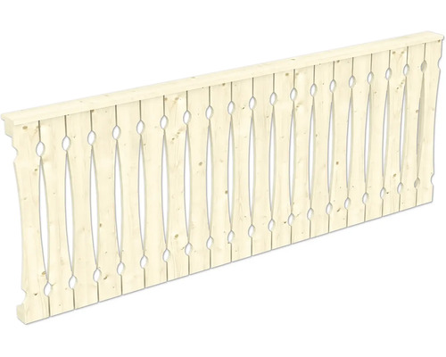 Holzzaunfeld mit Lattenzaun