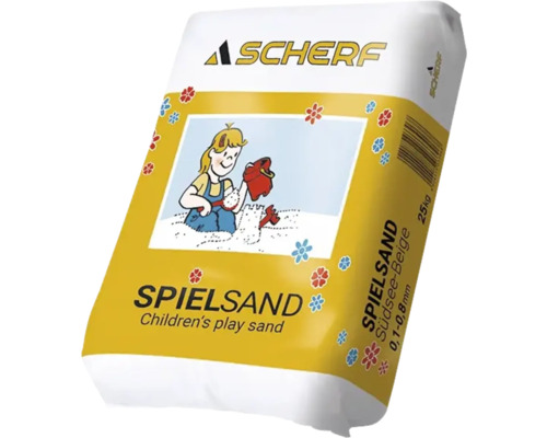 Spielsand 0,1-0,8 mm 25 kg Südsee-Beige Spielsand 0,1-0,8 mm 25 kg Südsee-Beige