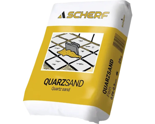 Quarzsand fein 0,06-0,3 mm 25 kg hellbeige