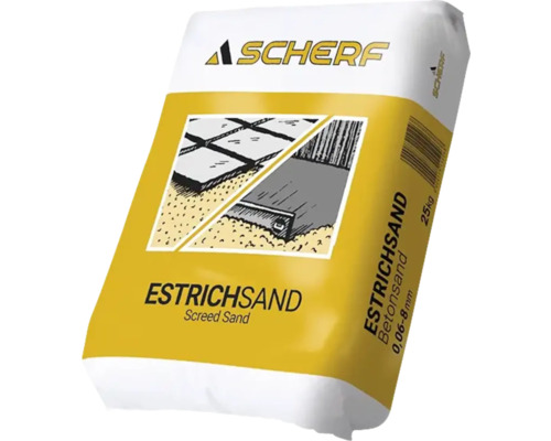 Estrichsand (Betonsand) 0,06-8 mm 25 kg beige-braun