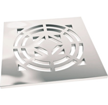 Quadratischer Duschablauf aus Metall
