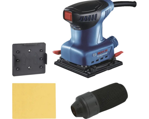 Schwingschleifer Bosch Professional GSS 140 A, inkl. Staubbeutel und Stanzplatte Bosch GSS 140 A Schwingschleifer mit Zubehör