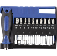 Schraubendreher-Set mit verschiedenen Bits und Steckschlüsseln