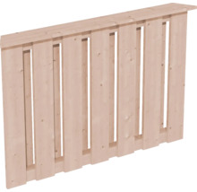 Holzzaun aus naturbelassenem Holz
