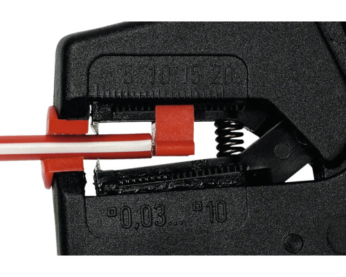 Abisolierzange mit Kabel