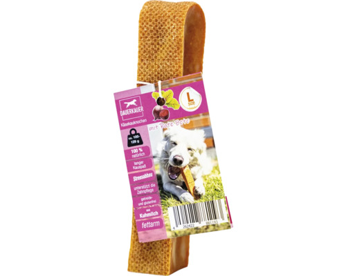 DauerKauknochen Käsekaustange mit Rote Bete, zirka 100 bis 129 Gramm