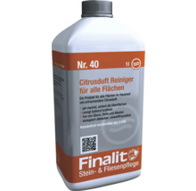 Finalit Nummer 40 Reiniger mit Citrusduft in einer Ein-Liter-Flasche für alle Oberflächen