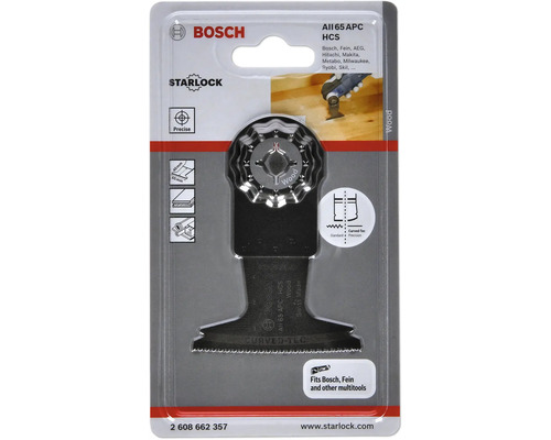 Bosch Starlock All 65 APC HCS Holzsägeblatt in Verpackung