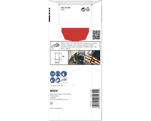 Bosch AIZ 32 AIB BIM Sägeblatt Verpackung