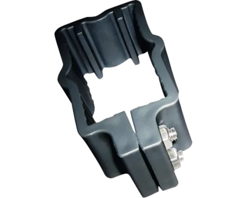 Rohrbefestigung aus Kunststoff mit Schrauben