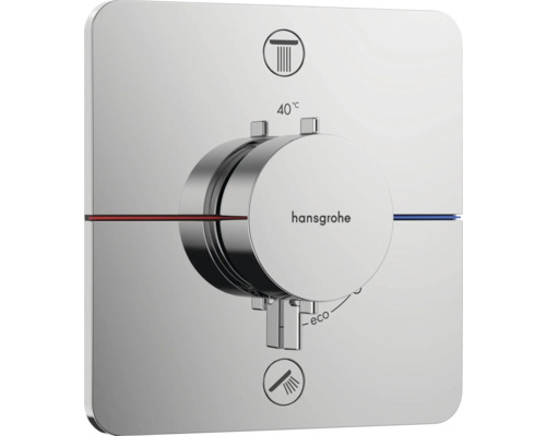 Unterputz Thermostat Brausemischer hansgrohe ShowerSelect Comfort Q chrom glänzend 15583000