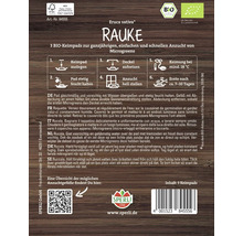 Samenpackung Rauke für Microgreens von Sperli mit Anbauhinweisen