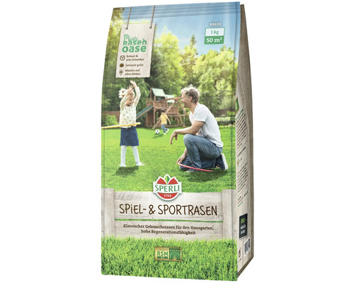 Rasensamen Sperli Spiel- & Sportrasen RSM 2.3 1 kg / 50 m²