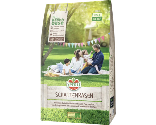 Rasensamen Sperli Schattenrasen 0,5 kg / 18 m²