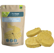 Dauerkaue Fischkaue Hundesnack aus Islandfischburger in Verpackung und lose