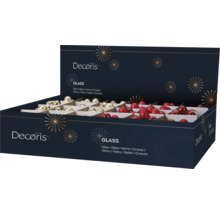 Decoris Christbaumkugeln Set aus Glas in einer Verkaufsverpackung