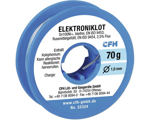 Elektroniklot CFH EL 324 bleifrei 70g