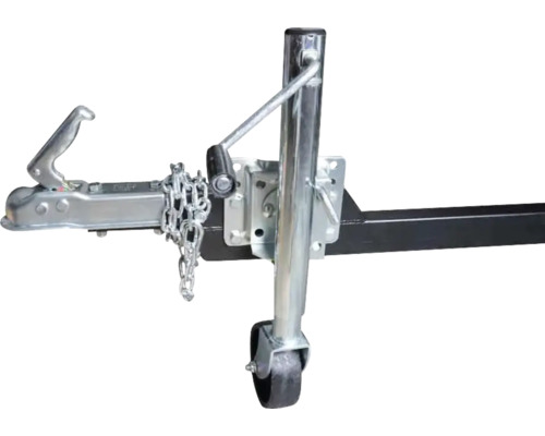 Anhängerkupplung mit Stützrad und Kette